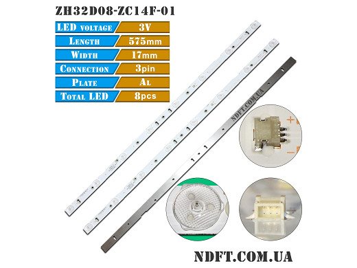 Диодни ленти комплект 3 бр/pcs PB08D575173BL042-001H