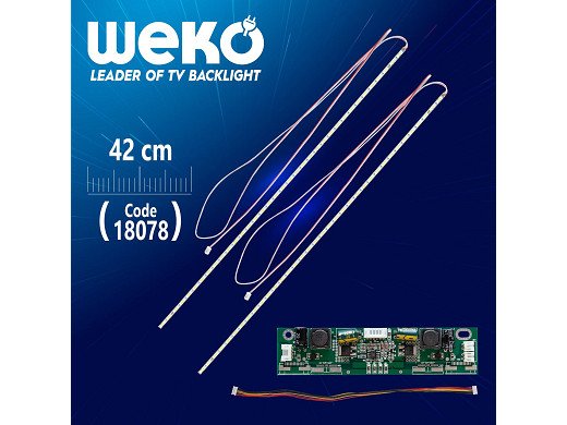 Диодни ленти универсални 2 бр.32" UNİVERSAL E-LED 60 (7020) 350MM