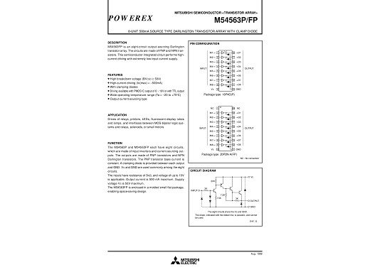 Интегр.схема  M54563P DIP-18