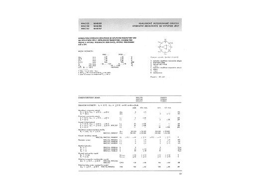 Интегр.схема MAB357 TO-99