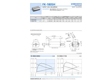 Мотор FK-180SH-09450
