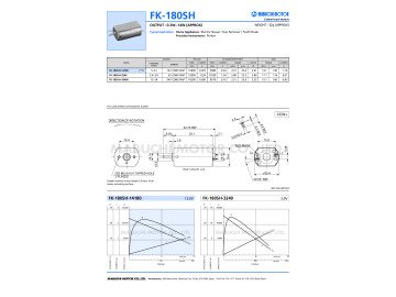 MOTOR FK-180SH-10400