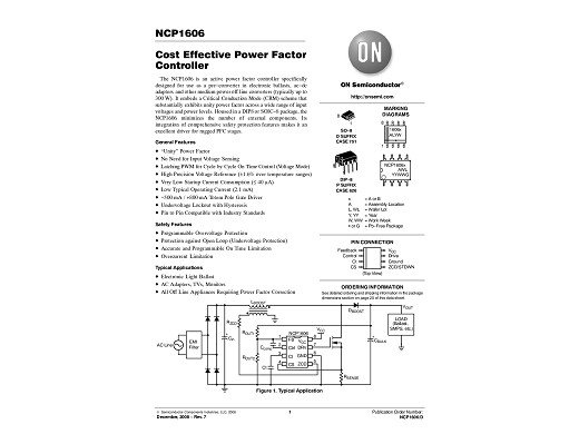 Интегрална схема NCP1606B SO-8
