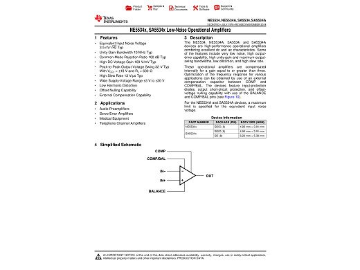 Интегр.схема  NE5534 DR SO-8