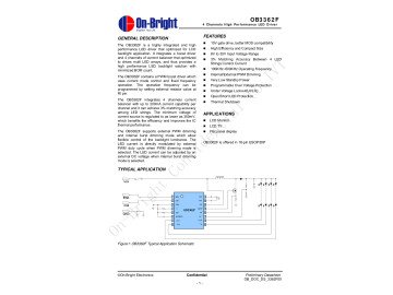 Интегр.схема OB3362 MP3389 TSSOP-28