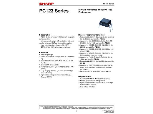 Интегр.схема  PC123