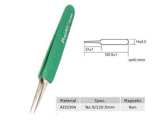 Пинсета TZ202N изолирани 120.5mm