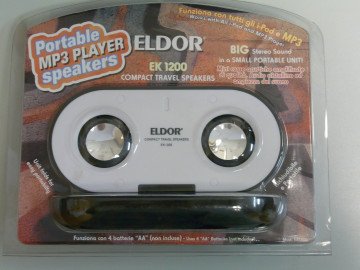 PORTABLE MP3 IPOD AND CD PLAYER SPEAKERS ELDOR