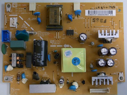 Платка POWER SUPPLY BACKLIGHT INVERTER AIP-0187A
