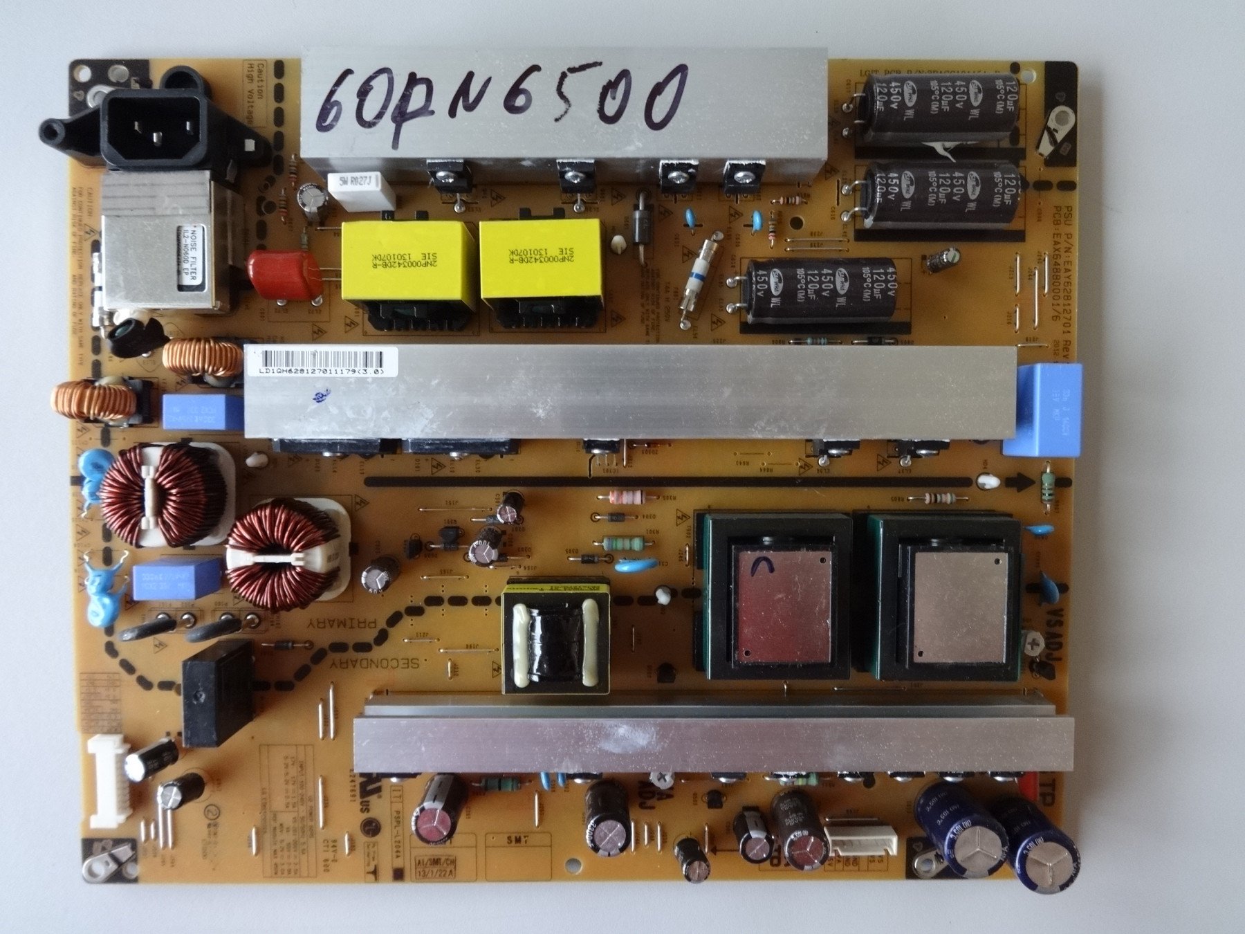 Платка POWER SUPPLY EAY62812701/01 EAX64880001/6 - КСП Електроникс