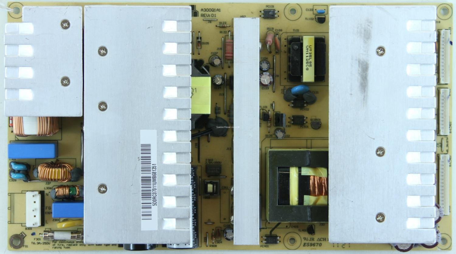 PSU A300Q1A1 REV:01 - КСП Електроникс