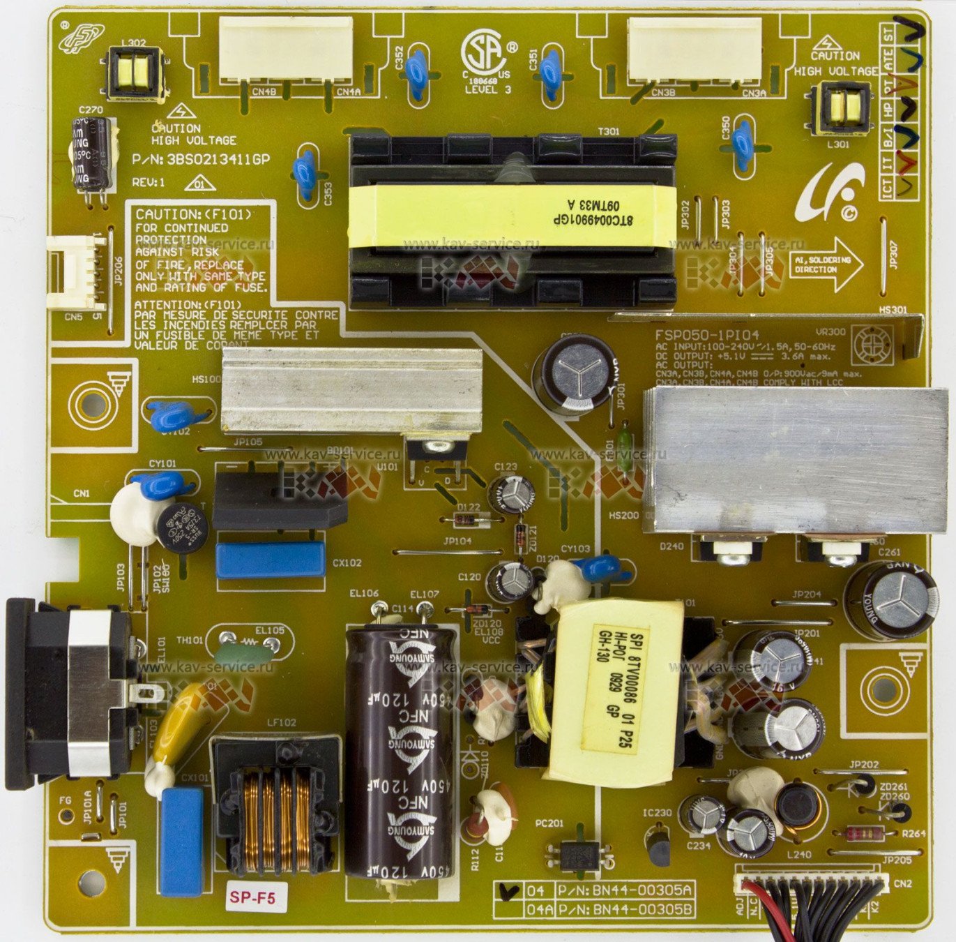 Захр.платка PWR Board Inverter FSP0501PI04 КСП Електроникс