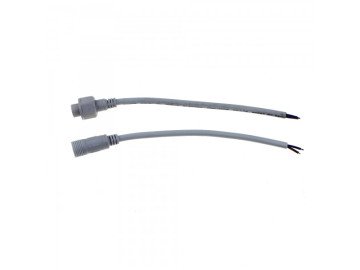 Waterproof 2 Pins 0.5mm Female + Male Connector Cable