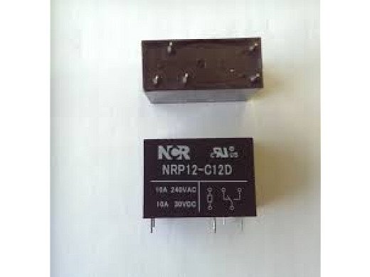 Реле NRP12-C12D  10A 5P