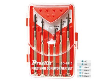 Комплект 6 бр. часовникарски отверки SD9815 SCREW SD9815