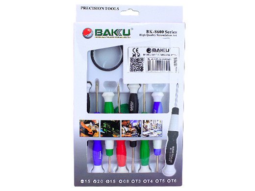 Накрайници двойни к-т SCREW SET 6  BK-8600