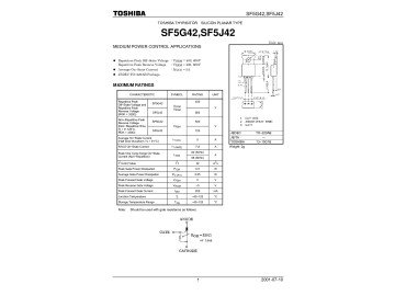 Тиристор SF5J42 TO-220