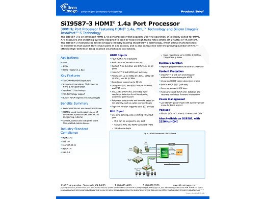 Интегр.схема  SIL9587CNUC QFN-88