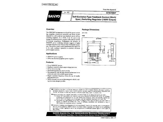 Интегрална схема  STK73907T   ORIGINAL
