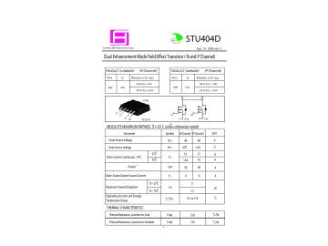 Транзистор STU404D TO-252-4L