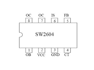 Интегр.схема SW2604A DIP-8