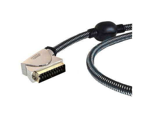 Кабел PGV7000 Metal Gold Tipped Premium Scart Scart Cable 1.5m