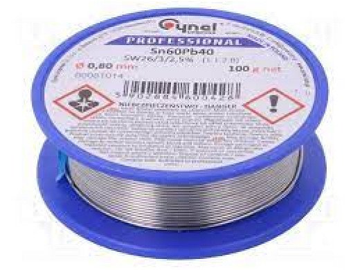 Тинол  SOLDER 100g SN60 PB40 0.8mm