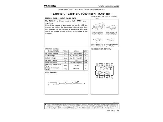 Интегр.схема  TC4011  MC14011B  SO-14