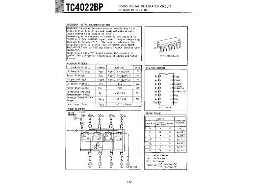 Интегр.схема  TC4022