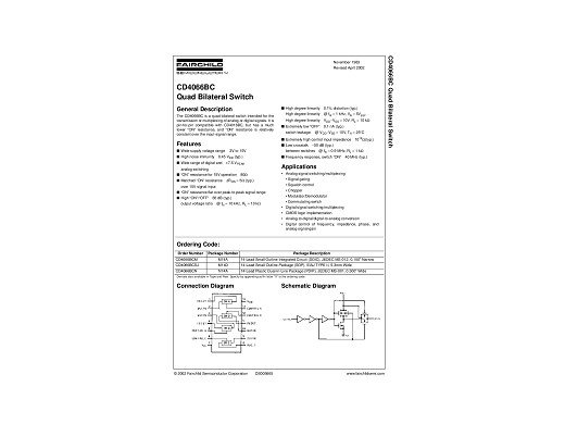 Интегрална схема  TC4066BP