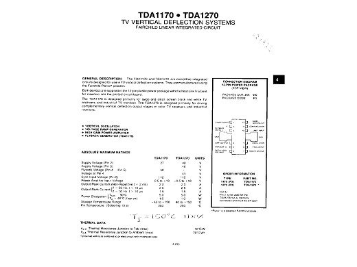 Интегр.схема  TDA1270