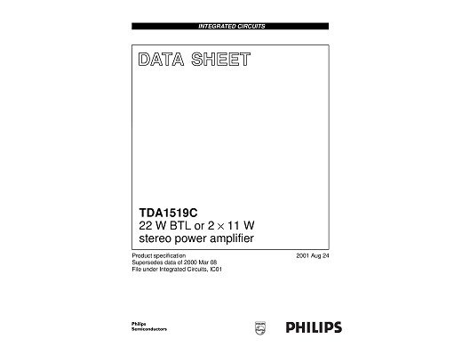 Интегрална схема  TDA1519/N3