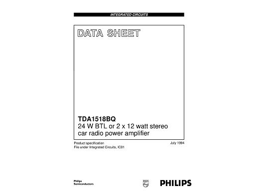 Интегр.схема  TDA1518BQ