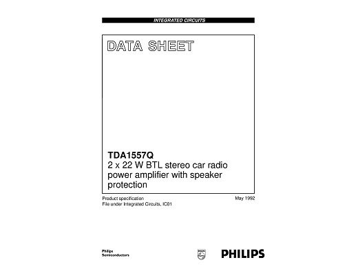 Интегр.схема  TDA1557Q