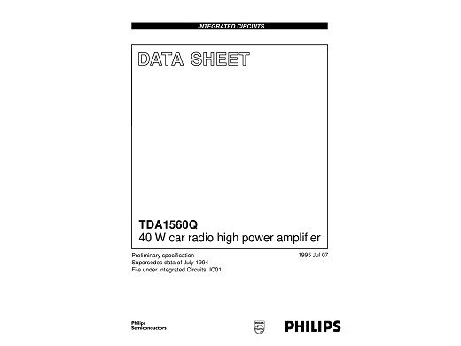 Интегрална схема  TDA1560Q