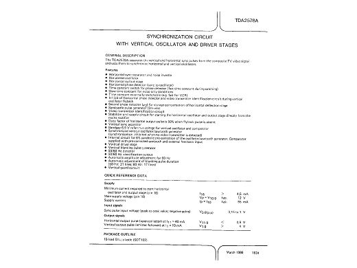 Интегрална схема  TDA2578A