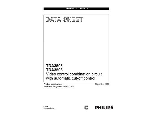 Интегр.схема  TDA3506