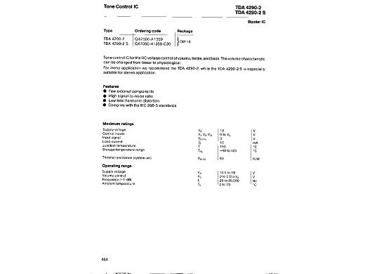 Интегр.схема  TDA4290-2