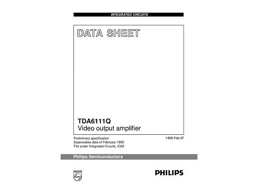 Интегр.схема  TDA6111Q    ORIGINAL