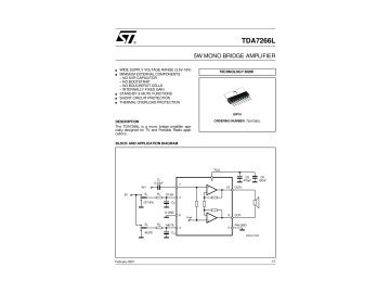 Интегрална схема  TDA7266L SIL-10