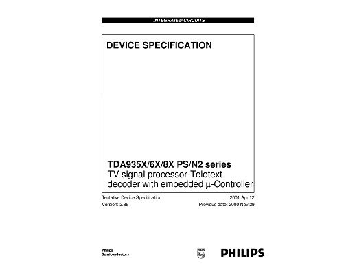 Интегр.схема  TDA9353PS/N2/2I0852