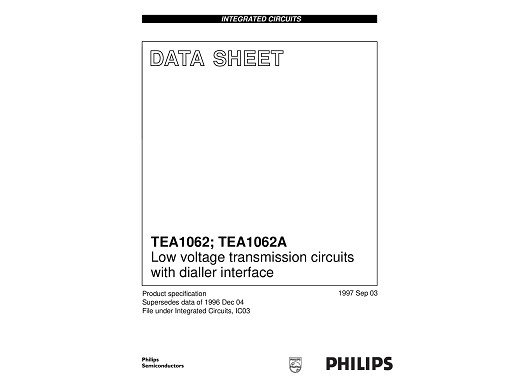 Интегрална схема  TEA1062