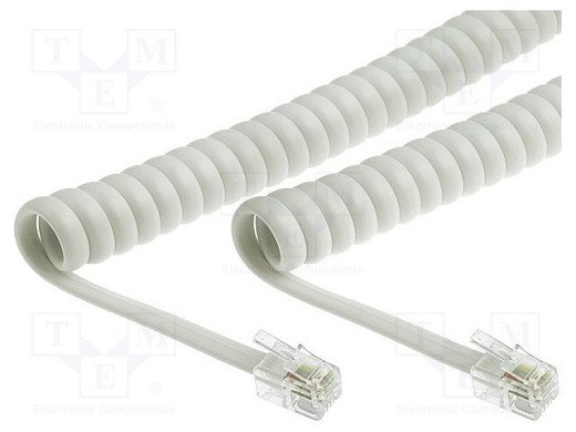 Кабел TEL CABLE/4 WH