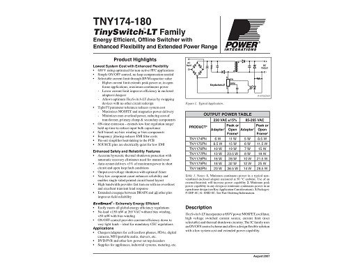 Интегр.схема TNY176PN DIP-7