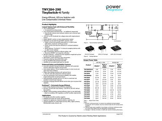 Интегр.схема  TNY285DG SO-8