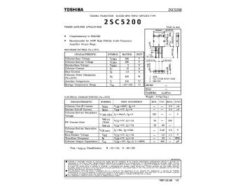 Транзистор TTC5200   TO-264