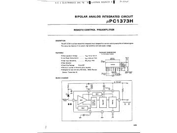 Интегр.схема  UPC1373H