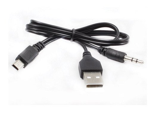 Кабел USB CABLE USB MINI TO 3.5mm AUDIO HEADPHONE JACK + USB 3.0