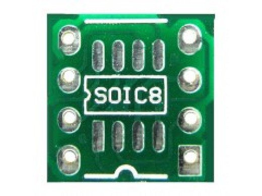 ПРЕХОДНA ПЛАТКA ADAPTER SOIC 8 - DIP 8