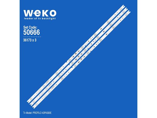 Диодни ленти комплект 3 бр/pcs 06-43F6-3X8-852X18-170903